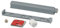 Gedotec Magnet-Druckschnapper Kunststoff Automatik-Schnapper Push-to-Open Türöffner Grau - SLIM | Türschnapper stark | Drucköffner für Schranktüren | 4 Stück - Möbelschnäpper Schublade & Schranktüren