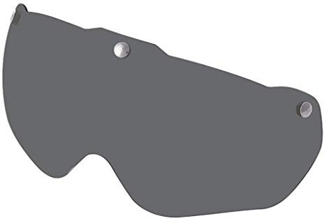 U/ D UV-Protect Replacement Goggles Lens Magnetic Len Visor for Bicycle Bike Helmet Repair Parts (Gray)