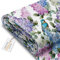 DreamRoots Segeltuch Wasserdicht - Polsterstoff Meterware 160 cm breit - Wasserabweisender Stoff 220 g/m2 600D - Markisenstoff Wasserdicht Meterware Birds in Flowers Laufmeter