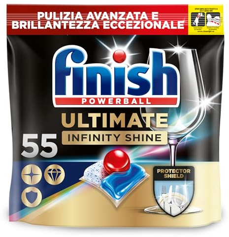 Finish Ultimate Infinity Shine All in One Dishwasher Tablets Lemon 330 Tabs