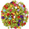 100 Stücke Satin Rosen Mini Stoffblumen zum Basteln Annähen DIY Stoffrosen zum Aufnähen Aufkleben Mischfarbe Kleine Blumen für Kleidung Karten Scrapbooking Haarschmuck