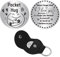 CREATCABIN Pocket Hug Token Long Distance Relationship Andenken Edelstahl Doppelseitig Inspirierendes Geschenk PU-Leder-Schlüsselanhänger Für Freunde Tochter Sohn 3cm–Vergiss Nie DASS Ich Dich Liebe