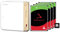 QNAP TS-462-4G-44S-US NAS desktop multimediale a 4 alloggiamenti con capacità di archiviazione di 12 TB, bundle HDD IronWolf di Seagate RAID 5 preconfigurato