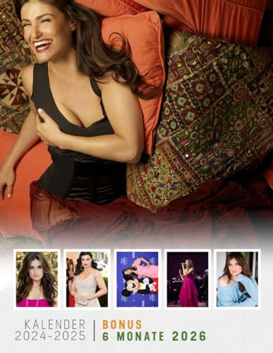 Kalendar 2024 - 2025: Promi- und Unterhaltungs Kalender mit Idina Menzel, umweltfreundlich, Jan 2024 bis Jun 2026, 30 Monate, 17 x 11 geöffnet, ... Papier, tolles Geschenk für geliebte Fans,