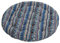 LZTENRETO Große Bodenkissen,Rund Leinen Futon-Kissen Japanischer Stil Getuftet Boden-Kissen Meditations-Kissen für das Sitzen auf dem Boden Fenster-Kissen für Yoga Sofa Balkon (Blau-2,75x75x10cm)
