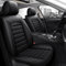 Chifeng Autositzbezüge Auto Vordersitz 2 Stück Set PU Leder Autositzbezüge Fit für VW Tiguan Bora Golf mk4 mk5 mk6 mk7 Jetta Santana T-ROC Amarok Arteon CC Polo 9n 6r Scirocco