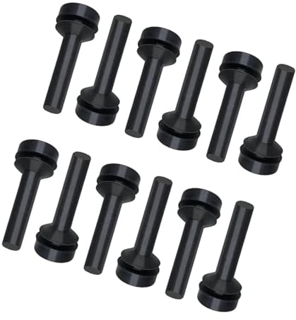 Set of 12 Grill Foot Pads Rubber Feet Cooker Replacement Rubber Feet Rubber Grate Bumpers Rubber Material for WB02X24790 Rubber Pads
