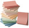 Wowivy 16-Packungen Haftnotizen, 76 x 76 mm, Vintage Farben, Sticky Pads, Recycelbar, Self-Stick Notizen Pads, klebezettel, einfach zu posten für Zuhause, Büro, 55 Blätter/pad, 880 Blätter Gesamt