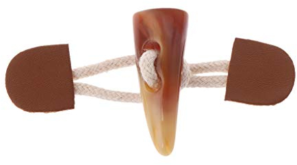 Lederknöpfe, Horn-Knebelverschluss, Mantel für Duffle-Kleidung, Nähen