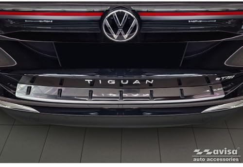 Avisa Edelstahl Heckstoßstangenschutz kompatibel mit Volkswagen Tiguan III (CT1) 2024- 'STRONG EDITION'