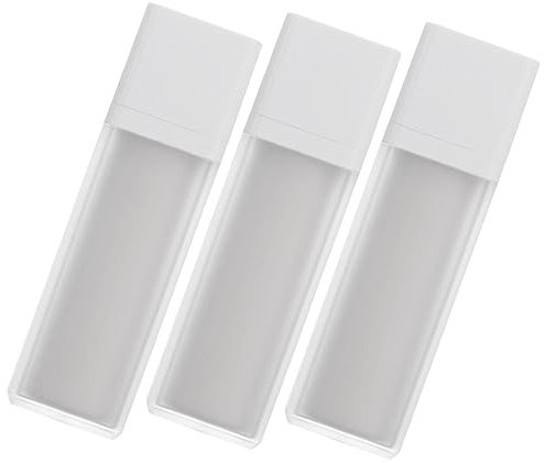 LALADEFIEE Travel Size Airless Pump Bottles 3pcs Refillable Lotion Dispenser Face Cream Pump Dispenser Lotion Dispenser Cream Travel Containers