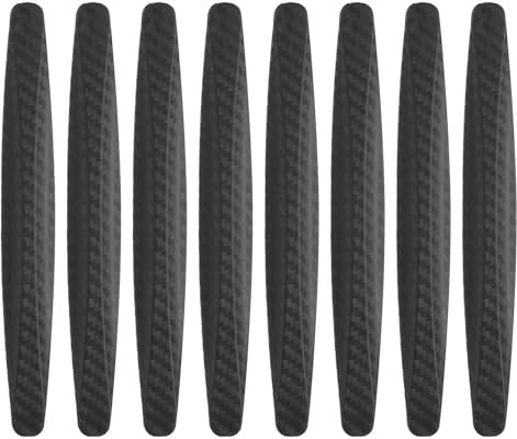 sourcing map 8pcs Car Door Edge Guards Protectors Anti-Collision Side Door Edge Protector Trim Strip Anti-Scratch Universal Vehicle Exterior Accessories for Cars SUV Pickup Truck, Black