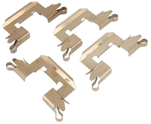 Front Brake Pad Fitting Kit Brake Pad Caliper Spring Kit BPF1772A Replacement for MK7 08-17 with ABS and Metal Material