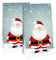 Adventskalender zum Befüllen Santa 24 beschichtete Papiertüten Geschenktüten Weihnachten, Weihnachtskalender Bastelset inkl. Adventszahlen Aufkleber von pajoma
