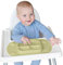 EasyMat Mini Portable Silicone Baby Suction Plate by EasyTots | Lid and Carry Case Included | Travel Friendly | Perfect Placemat for High Chair Feeding & Baby Led Weaning (Sage)