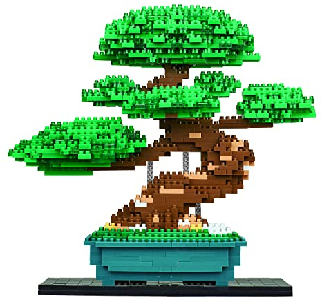 Nanoblock NB039 Bonsai Matsu Spielzeug, Multi