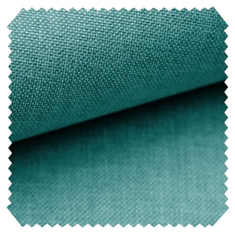 novely® LUSO | Feiner Stoff Polsterstoff Bezugsstoff Möbelstoff | Meterware | 1 lfm (30 Petrol)