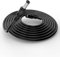 Tonton CCTV Power Extension Cable 3M(10ft), 2.1mmx 5.5mm Female to Male 12V DC Extension cable for Tapo C110,C211,C510W,TC70 Cameras, Router, LED Strip Light, CCTV Cameras, DVR/NVR Recorder (Black)