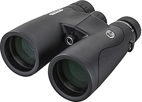 Celestron 72335 Nature DX ED 10x50 Fernglas für Natur- und Vogelbeobachtungen mit Objektivlinsen mit niedriger Streuung, vollvergütet mit BaK-4-Prismen, gummiarmiert, anlaufgeschützt und wasserdicht