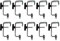 10x Thor CL001 50mm Hook Clamp G Clamp Pipe Lighting Disco Stage Theatre Silver