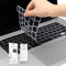 Batianda Premium Ultrathin Keyboard Cover Protector Silicone Skin for New MacBook Pro 13 inch M2 2022 A2338 M1/A2251/A2289 2020 & MacBook Pro 16 inch A2141 2019 with Touch Bar & Touch ID, Black
