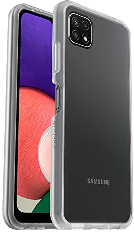 Otterbox Sleek Série Coque pour Samsung Galaxy A22 5G, Antichoc, Anti-Chute, Ultra-Mince, Protection Fine, testé Selon Les Normes Militaires, Transparent, Livré sans Emballage