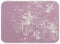 Saugfähige Abtropfmatte für Geschirr, lila blühende Lilien, Geschirr, Abtropfmatte, Topflappen mit Aufhängeöse für Küche, Arbeitsplatten, Spüle, Kühlschrank, 40,6 x 45,7 cm