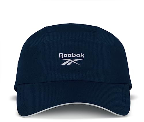 Reebok Unisex-Erwachsene Lightweight Adjustable Performance Running Cap for Men and Women Size Fits Most Baseballkappe, One Series-Vector Blue