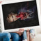 PAWCA 5d Diamond Painting Kit für Erwachsene und Kinder, The Vampire Diaries Classic Movie, DIY Volldiamant Strass Stickerei Kreuzstich Dekoration Kunsthandwerk（Runder Diamant30x40cm）