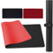 YILINNA Nail Arm Rest Mat Double Sided Nail Art Table Pad Soft Leather Nail Mat Nail Desk Pad Nail Technician Accessories for Nail Salon (Black)