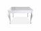 Ares Meble Esstisch Ausziehbar Alan - Esszimmertisch - Holztisch Esszimmer - Dining Table - Buchenholz - 120 x 80 + 40 cm - Weiß
