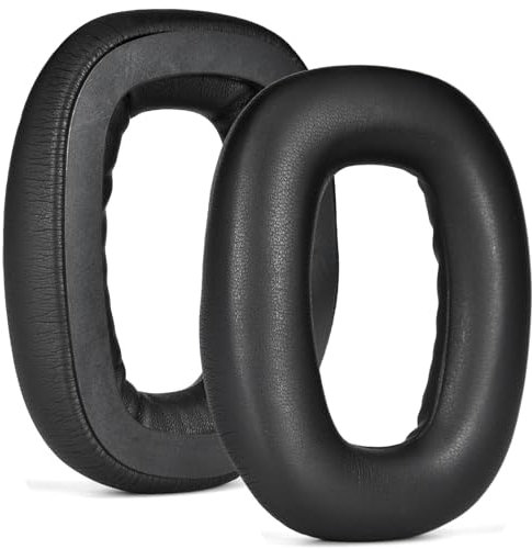 Levigo Protein Leder Kopfhörer Ersatz Ohrpolster Kompatibel mit Logitech Astro A30, Headset Reparaturteile Weiche Memory Sponge Geräuschisolierung Ohrscheide