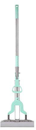 RajoNN Kitchen Home Fregona de Esponja de PVA, fregona de Esponja de Espuma de PVA con Rodillo cuádruple súper Absorbente Limpiador de Pisos Multiuso (Color : B)