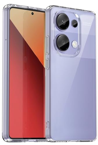 Oprimio Kristallklar Hülle für Xiaomi Redmi Note 13 Pro 5G / Poco X6 5G [Silikon Hülle] [%100 Durchsichtig] [Deutsche Material] [Ultra Dünn] Klar Handyhülle für Redmi Note 13 Pro 5G (Nicht 4G)