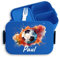 Kinder Bento Box Midi Lunchbox für Mepal Bentobox - Fußball Brotdose mit Name personalisiert I Geschenk Fussball Geschenke - 900 ml - Blau - brotbüchse junge schule butterbrotdose grundschule