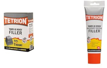 Tetrion Hard as Rock Filler 2kg & Hard as Rock Ready Mixed Filler Tube, 330 g
