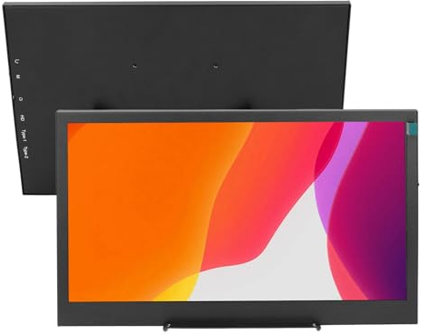 Xiuganpo Écran IPS de 13,3 Pouces, Écran Portable HDR de Résolution 1920 X 1080 avec Deux Ports de Type C, Moniteur Portable à Visualisation à 178 °, Deuxième Moniteur pour Ordinateur