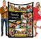 Udiyfun Personalisierte Decke mit Foto, Kuscheldecke mit Foto Text Namen, Fotodecke mit Eigenem Foto, Weihnachten Jahrestag Valentinstag Geburtstag Geschenk für Familie Mama Papa Freundin