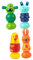 RORPOIR Lernspielzeug 4-teiliges Fädelblock-Set aus Holz Montessori-Spielzeug für Kleinkinder Vorschul-Lernspielzeug Sensorisches Behälter-Spielzeug für Jungen und Mädchen