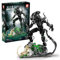 FULHOLPE Xenomorph Modell Bausteine Set, 958+ Klemmbausteine Außerirdische Monster ModellBausatz Xenomorph Alien Monsters Konstruktionsspielzeug Kompatibel mit Großen Marken