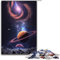Puzzle Beyond The Rings 1000 Piece Jigsaw Wooden for Adults & Kids Age 12 Up Family Fun Puzzle 1000 PCS