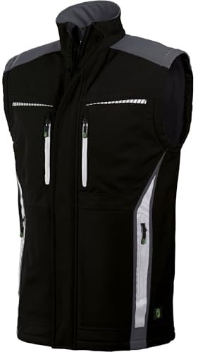 Leibwächter Flex-Line Softshell Bodywarmer Arbeitsweste Herren, Funktionsweste für Handwerk & Industrie, Weste mit wärmender Isolierung, wetterfeste Arbeitsbekleidung