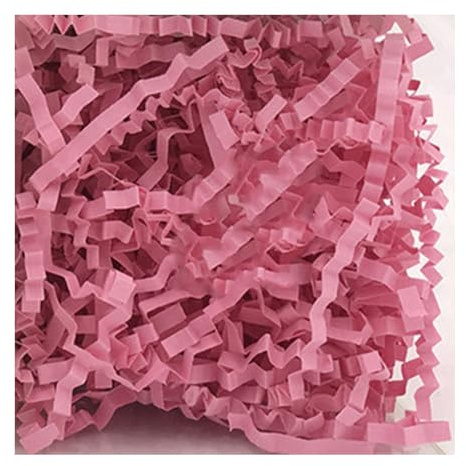 Zanthicia Raffia Gras Papier Füllung, auffälliges DIY Konfetti, stoßfester Füller, Party Dekoration für Schulklassenzimmer, rosa