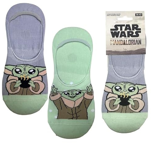 Pinkies Socken The Mandalorian für Alltag, Sport und Freizeit – pinkies unsichtbare und bequeme Socken für Sneaker und Mokassins