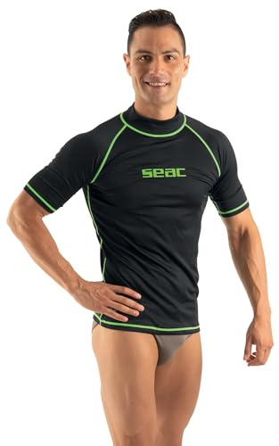 SEAC T-Sun Short Man, Rash Guard zum Schwimmen, Surfen, Tauchen, UV-Schutz