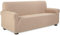 TIANSHU Sofabezug 3 sitzer, Stretch Spandex Couchbezug Sesselbezug Elastischer Antirutsch Stretchhusse Weich Stoff,Jacquard-Stretch-Sofabezug, Schonbezug für Sofa-Sofahalter(Sand)