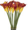 cn-Knight Künstliche Blume,10 Stück 66cm langer Stiel, Calla-Lilie, Kunst-Arum-Lilie, Kunstblumen, künstliche Lilie, für Hochzeit, Brautstrauß, Brautjungfer, Heimdekoration, Tafelaufsatz,Dunkelrot