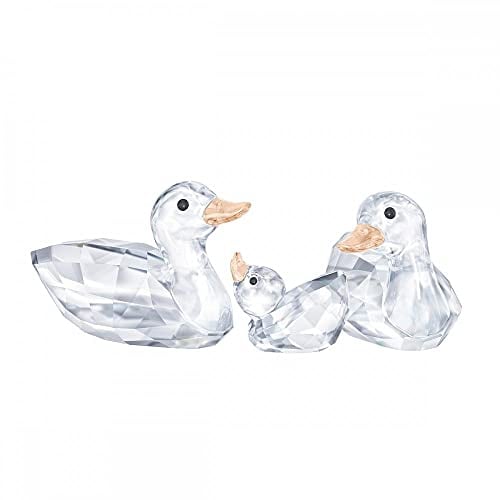 Swarovski Figura de Pato de Cristal, Multicolor Claro, 2,5 x 4,2 x 2,1 cm