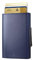 Ögon Smart Wallets - Cascade Slim Wallet - Portefeuille Automatique en Aluminium et Cuir - RFID Protection - Capacité 8 Cartes et Billets