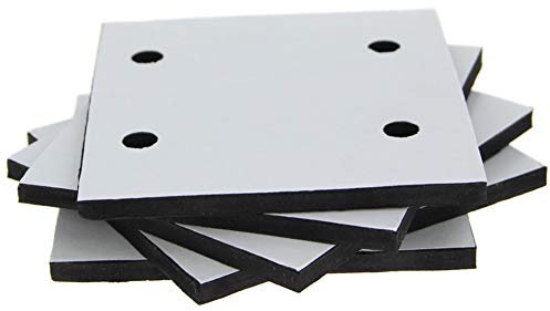 Utoolmart Rubber Base Pad Cloth Backing Foam Replacement Sander Back Pad Sanding Machine Mat for Makita 4510 5pcs